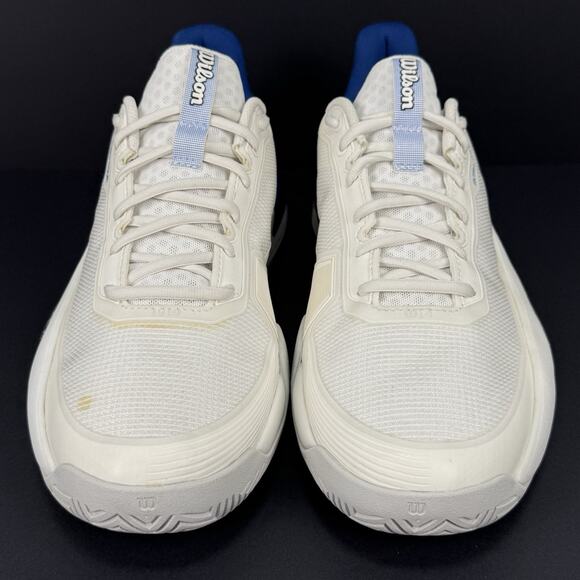 Wilson SAMPLE Rush Tour 5 Clay Men’s 10 Tennis Shoes White/Blue New No Box Rare
